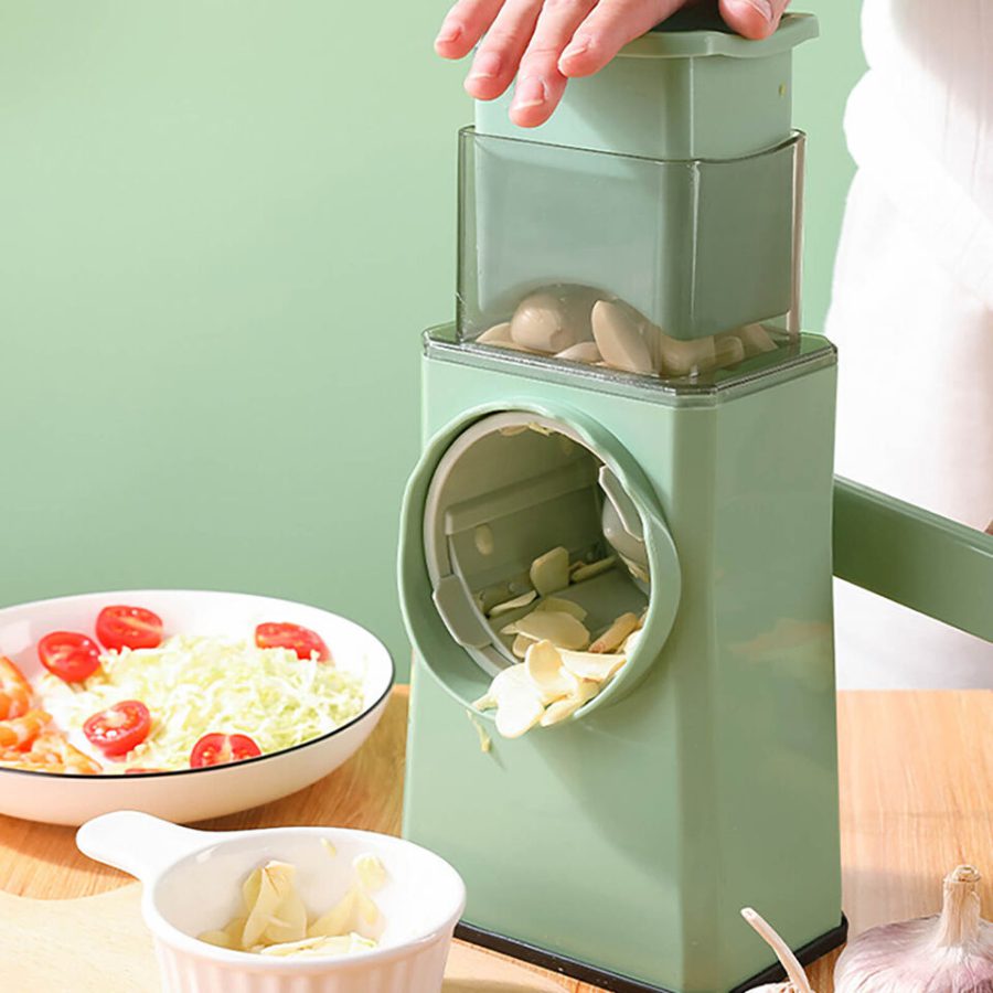 Vegetable Cutter Multifunctional Manual Rotary Cheese Grater Shredder - NQ MART