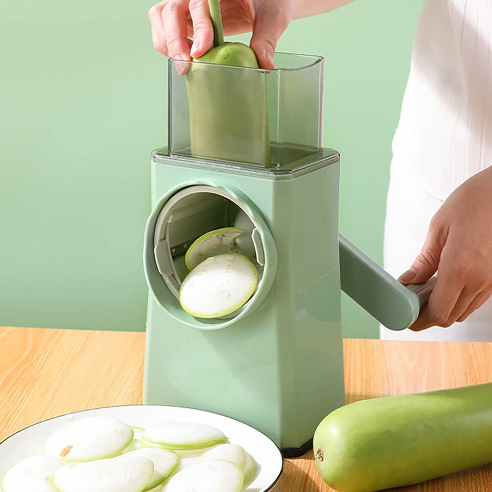 Vegetable Cutter Multifunctional Manual Rotary Cheese Grater Shredder - NQ MART